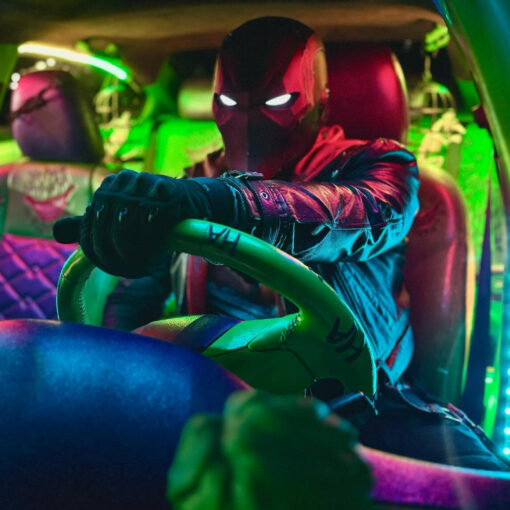 Red Hood Black Jacket
