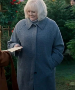 Sarah Lancashire Black Doves S01 Trench Coat