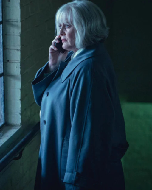 Sarah Lancashire Black Doves S01 Trench Coat