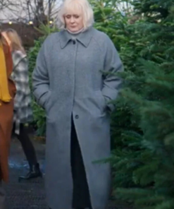 Sarah Lancashire Black Doves S01 Trench Coat