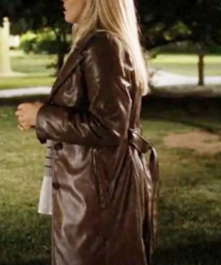 The Sex Lives Of College Girls Leighton Murray Brown Leather Coat