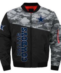 Dallas Cowboys Black Bomber Jacket