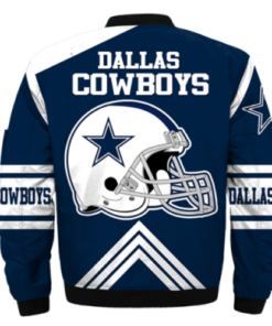Dallas Cowboys Blue Bomber Jacket