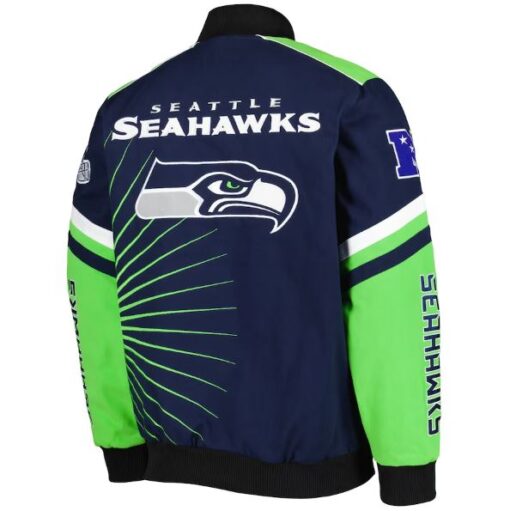 Seattle Seahawks Full Snap Varsity Jacket