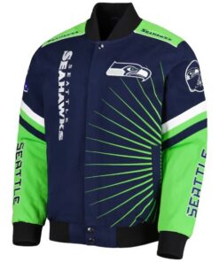 Seattle Seahawks Full Snap Varsity Jacket