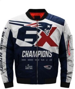 New England Patriots 6X Super Bowl Championship Jacket