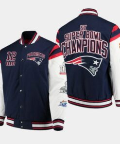 New England Patriots Tom Brady Super Bowl Jacket