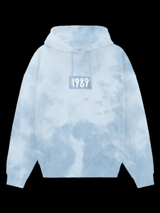 1989 Blue Tie Dye Hoodie
