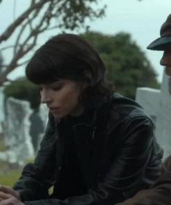 Anya Taylor-joy The Gorge Black Leather Jacket