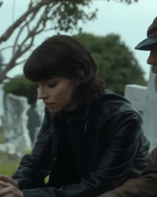 Anya Taylor-joy The Gorge Black Leather Jacket