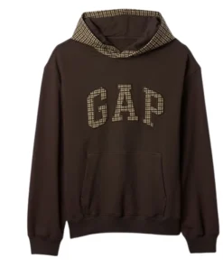 Gap Houndstooth Logo Hoodie