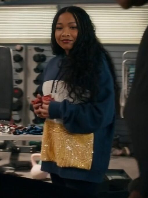 The Equalizer S5 Laya DeLeon Hayes Color Blocked Hoodie