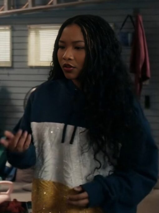 The Equalizer S5 Laya DeLeon Hayes Color Blocked Hoodie