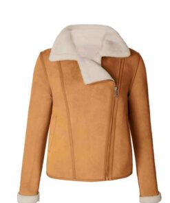 Womens Sheepskin Shearling Leather Jacket
